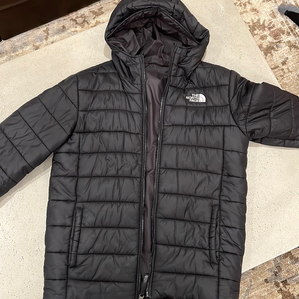North face kids black jacket